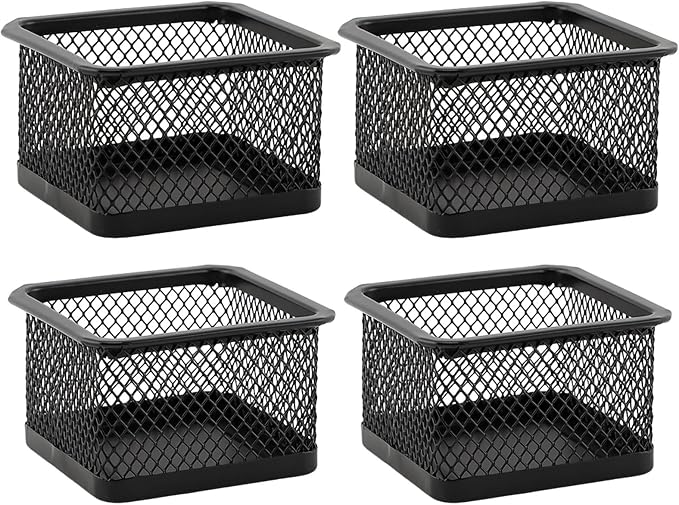 Paper Clip Holder for Desk, Paperclip Holders Mesh Paperclip Dispenser by Unknown