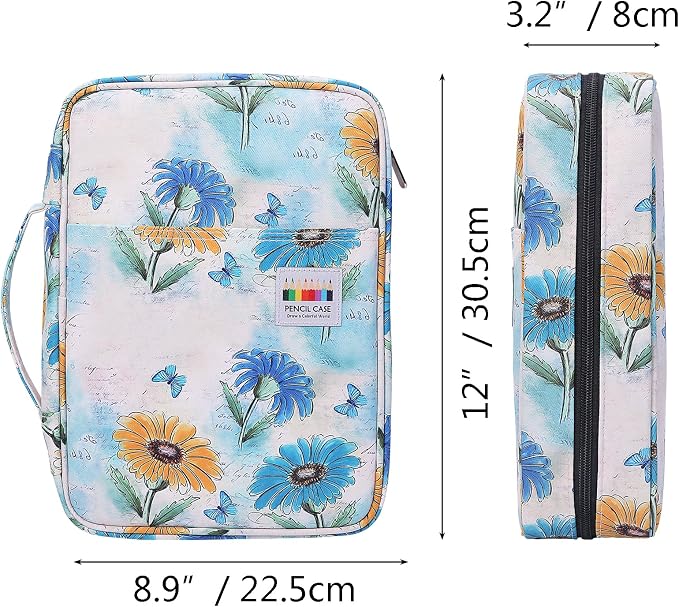JAKAGO 220 Slots Colored Pencil Case Large Capacity Pen Holder - Image 2
