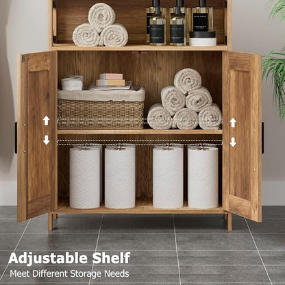 Homhedy Farmhouse Bathroom Storage Cabinet - Image 4