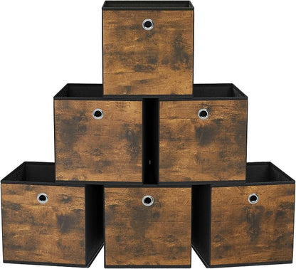 SONGMICS Storage Cubes, Foldable Fabric Storage Bins, 10.2x10.2x11 Inches by Unknown