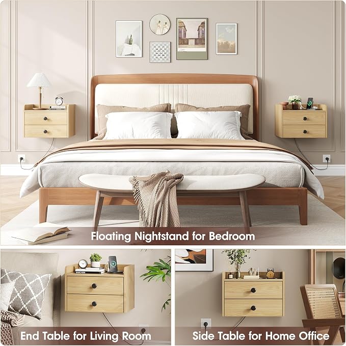 Floating Nightstand Set of 2 - Image 7