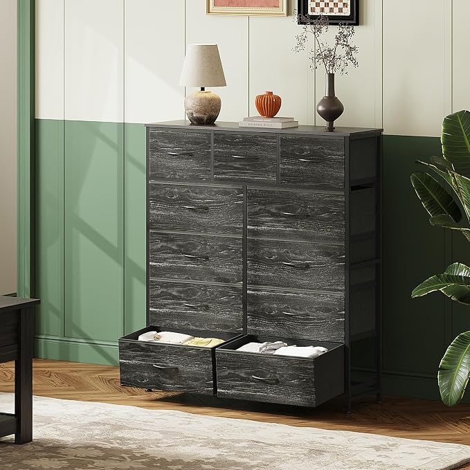 WLIVE Tall Dresser for Bedroom, 11 Drawer Fabric Dresser, Tall high-capacity - Image 4