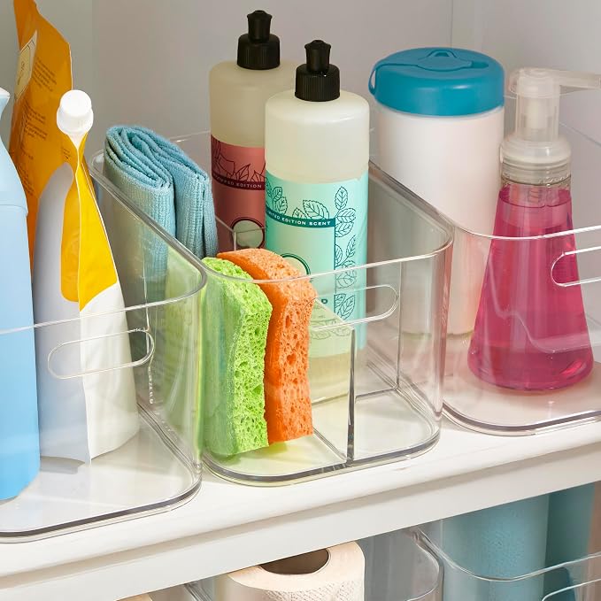 STORi Bliss 5-Compartment Plastic Cosmetics Storage Organizer | Clear | - Image 3