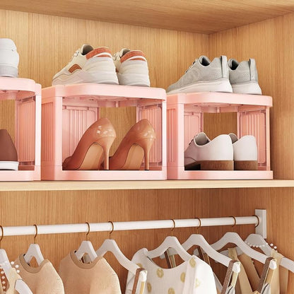 Kitstorack 10-Tier Vertical Plastic Shoe Rack, Freestanding Stackable Shoe - Image 2