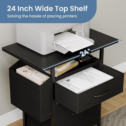Simple Deluxe 2 Drawer File Cabinet - Image 4