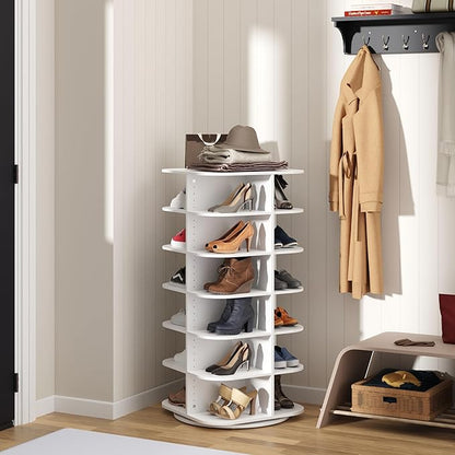 ClosetMaid Multipurpose Carousel Storage and Shoe Tower, 22.79" W x 47.48" H x - Image 2