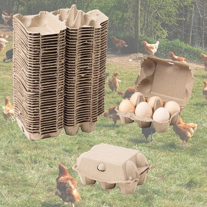 40 Pack Egg Cartons Cheap Bulk, Sturdy Natural Pulp Material Perfect - Image 5