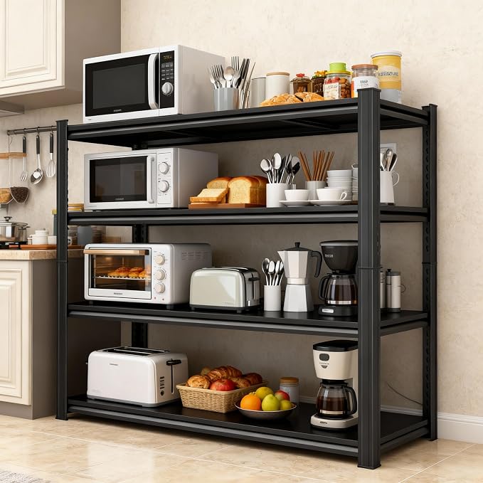 Garage Storage Shelves, 5 Tier Shelving Unit, 40 inch Wide, 18” Deep, 78” Tall - Image 6