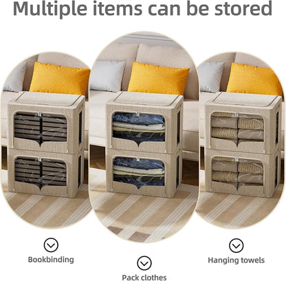 FHSQX 3 Pack Clothes Storage Bins - Image 4