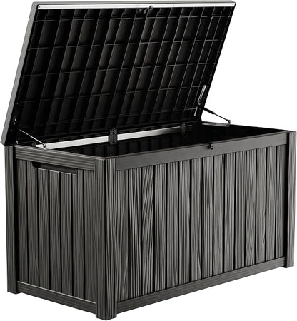 PatioZen 200 Gallon Deck Box, Outdoor Storage Box, Outdoor Storage Box by OutdoorLivingPerfected