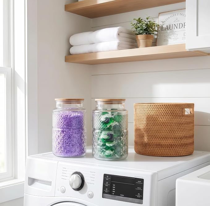 Prettidecor 60 FL OZ Large Glass Storage Jar - Image 8