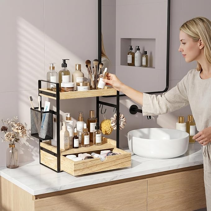 2-Tier Bathroom Counter Organizer - Image 4