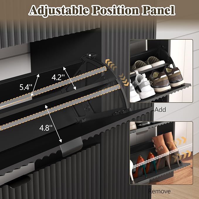 Shoe Cabinet Storage for Entryway - Image 5