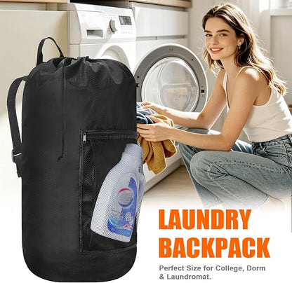 Laundry Bag Backpack Durable Laundry Bag - Image 4