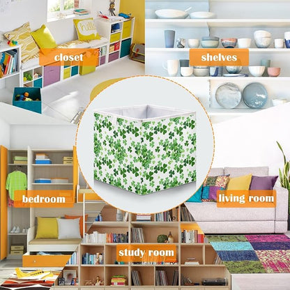 Lucky Clover Shamrocks Closet Organizers Storage Cubes Storage Bins Shelf - Image 6