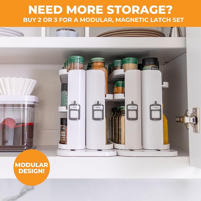 Spice Rack Organizer for Cabinet - Image 8