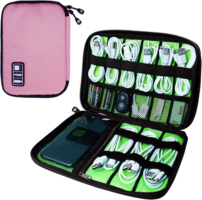 Lcsmaokin Electronics Travel Organizer, Portable Waterproof Electronic Travel - Image 2