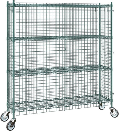 18"x60"x70" Metal Wire Green Security Heavy Duty Commercial NSF Certified - Image 3