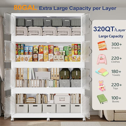 1280QT Extra Large Stackable Storage Bins - Image 3