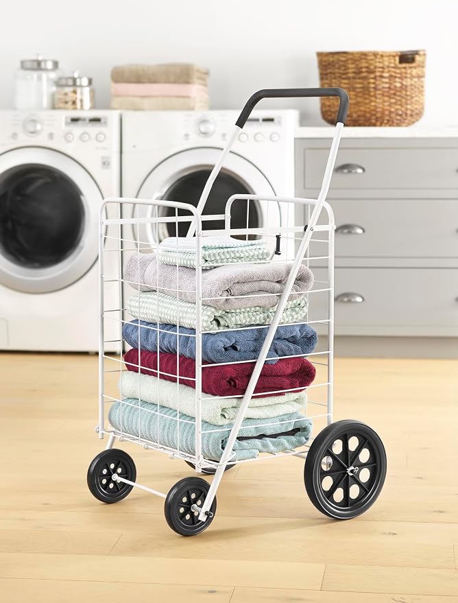 Whitmor Deluxe Utility Foldable Shopping Cart - Image 2