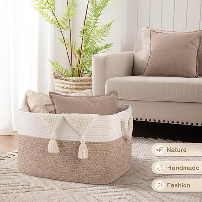 95L Extra Large Blanket Basket - Image 6