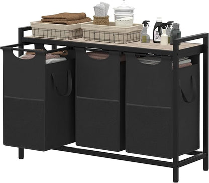Heybly Laundry Hampers, 3 × 12.5 Gal Laundry Basket by HEYBLY