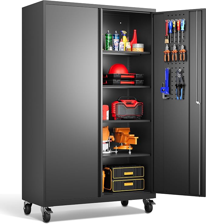 Wide & Deep Metal Storage Cabinet by SISESOL