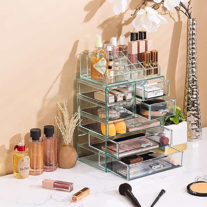 Sorbus Clear Cosmetic Makeup Organizer - Image 5