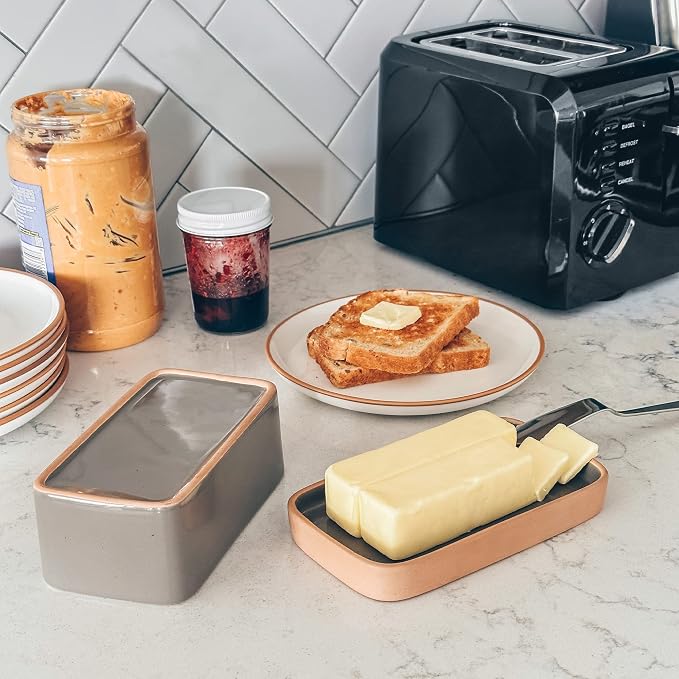 Mora Ceramic Two-in-One Butter Dish - Image 7