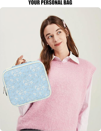 Relavel Travel Makeup Bag with LED Mirror - Image 6
