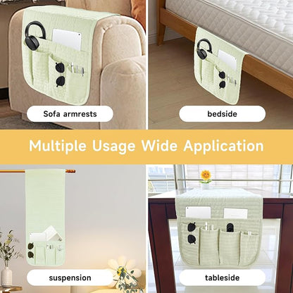 MEHIDFY Sofa Armrest Caddy, Waterproof Bedside Storage Organizer, Non Slip - Image 4