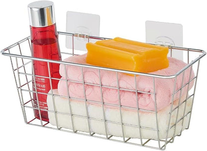 JUNCHU CHERRY 5 Pack Hanging Storage Basket, Bathroom Basket, Household Goods - Image 9