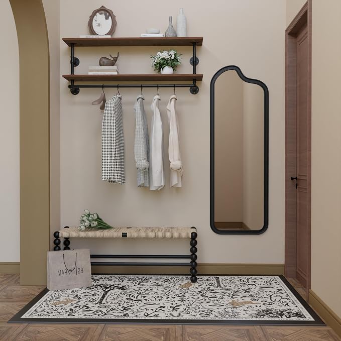 Clothes Rack 36/42/48in, Wall Mounted Garment Rack - Image 5