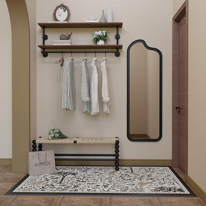 Clothes Rack 36/42/48in, Wall Mounted Garment Rack - Image 5