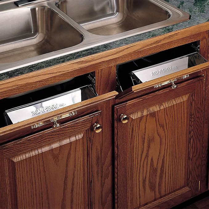 Rev-A-Shelf 19" Slim Tip-Out Sink Tray - Image 3