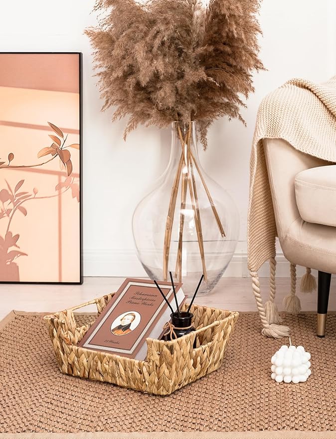 StorageWorks Wicker Basket for Pantry Organizers and Storage, Stackable Water - Image 6