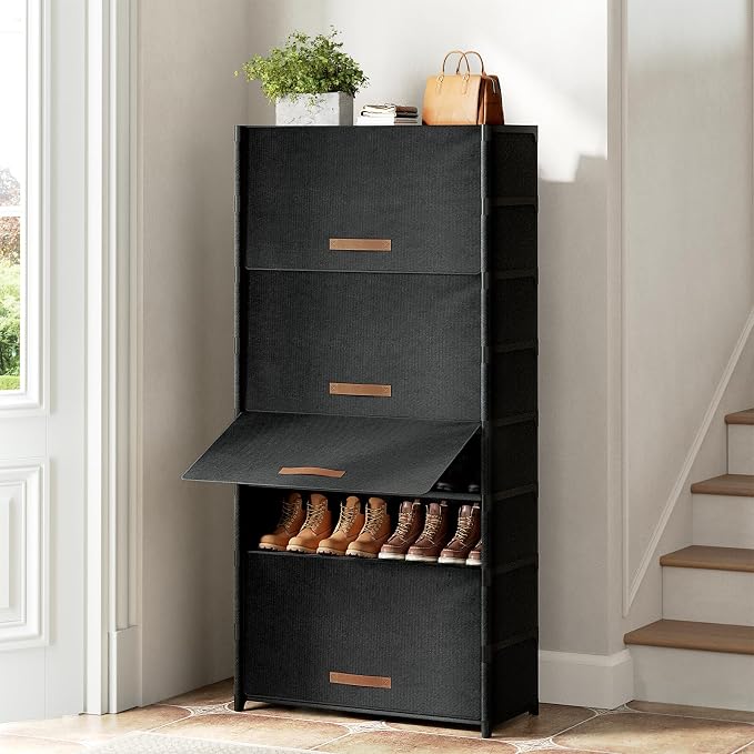 Shoe Rack, 9 Tier Shoe Storage Cabinet - Image 8