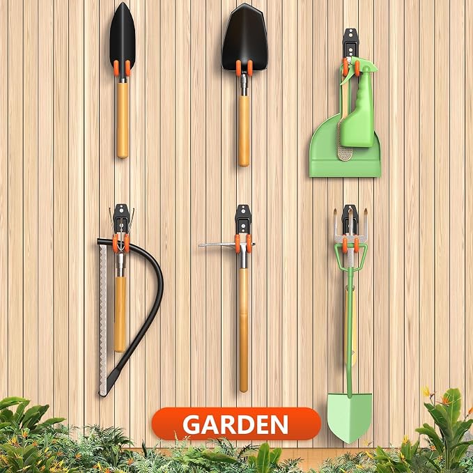 Garage Hooks with Anti-Slip Coating, Heavy Duty Wall Mount Storage Hooks - Image 6