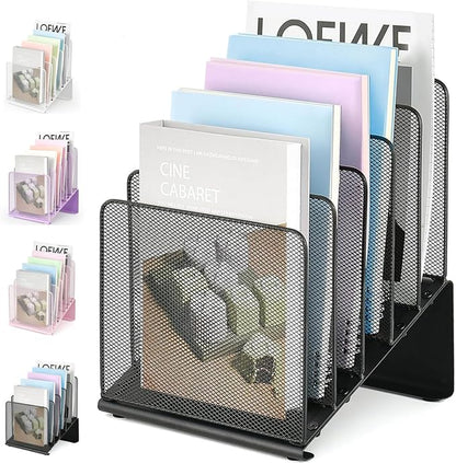 File Organizer for Desk, File Folder Organizer by RefinedOfficeEasyManagemen