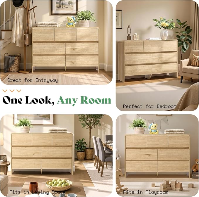 AMERLIFE Drawer Dresser for livingroom, Modern Chest of Storage Drawers - Image 8