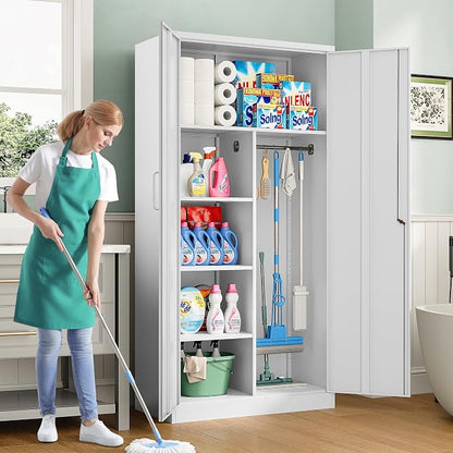Wide & Deep Metal Storage Cabinet - Image 2