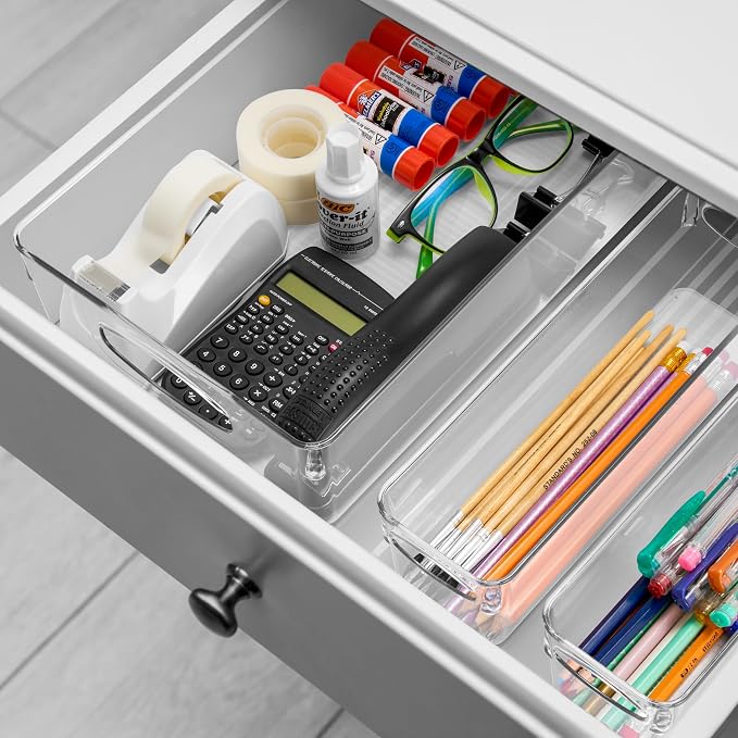 Sorbus XL Clear Plastic Storage Bins - Image 4