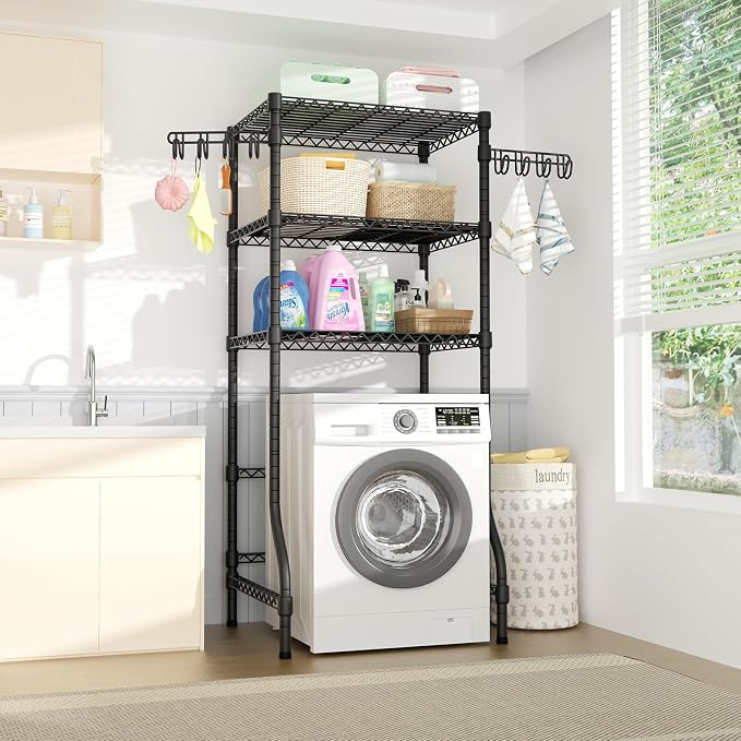 Ulif U8 Medium Laundry Room Storage Organizer, Over the Washer and Dryer - Image 2