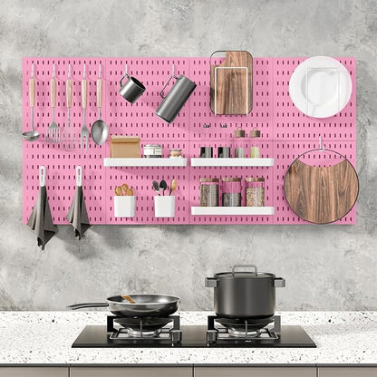 Pegboard Combination Kit, 25.2" x 50.4" Wall Mounted Storage Set - Image 3