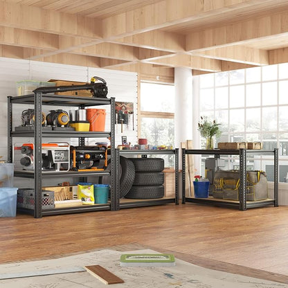 REIBII 60.05" H Storage Shelves 1840LBS Garage Shelving Heavy Duty Shelving 4 - Image 2