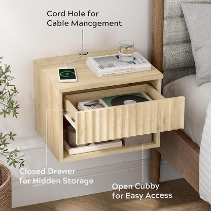EYYTHUNG Floating Nightstand Set of 2 - Image 5