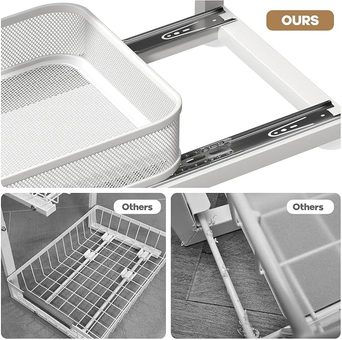 2-Pack 21.3 IN Depth Under Sink Organizer - Image 3