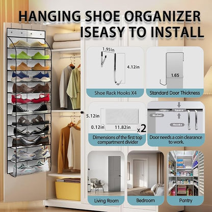 Over The Door Shoe Organizer - Image 4