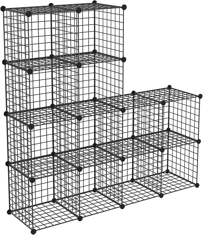 HUBSON Wire Cube Storage Organizer, Book/Toy/Craft/Potted Plants and petCloset by HUBSON