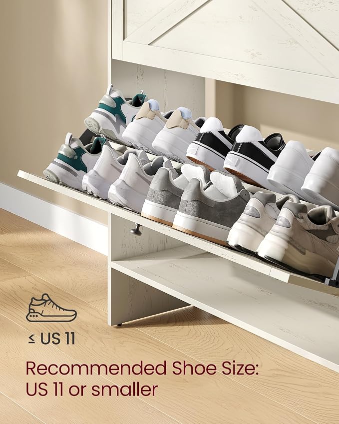 VASAGLE Shoe Storage Cabinet Organizer - Image 5